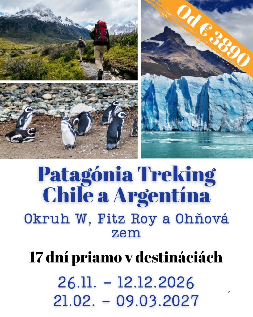 Skupinový zájazd Patagónia Treking, Chile a Argentína. Alpaca Travel.sk