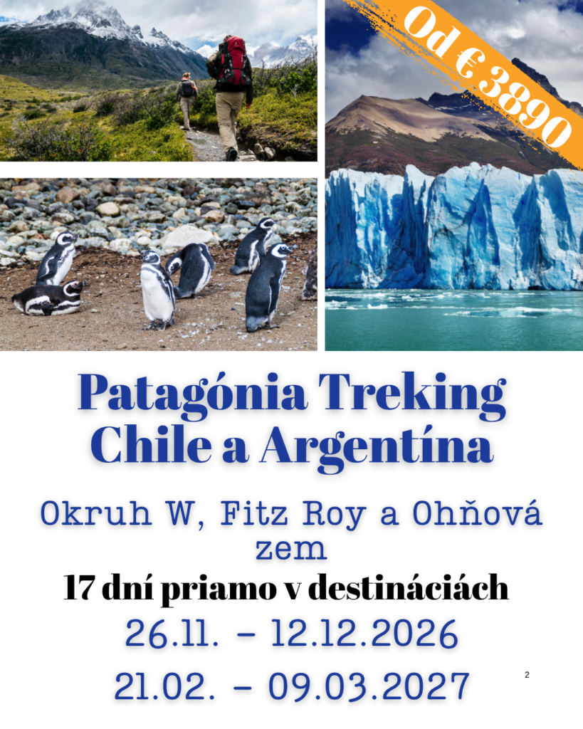 Zájazd Patagónia Treking, Chile a Argentína