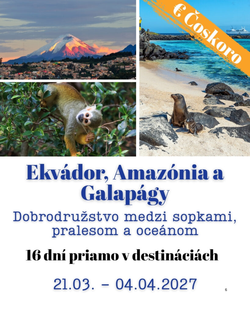 Skupinový zájazd Ekvádor a Galapágy Alpaca Travel.sk