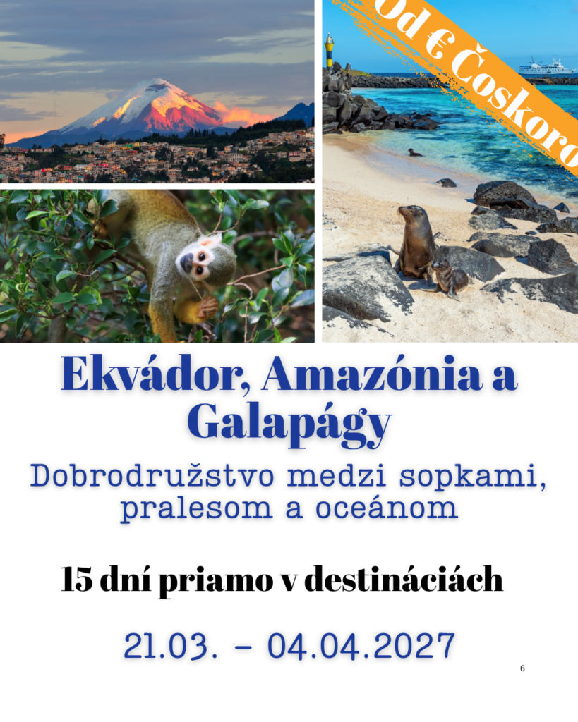 Skupinový zájazd Ekvádor a Galapágy Alpaca Travel.sk