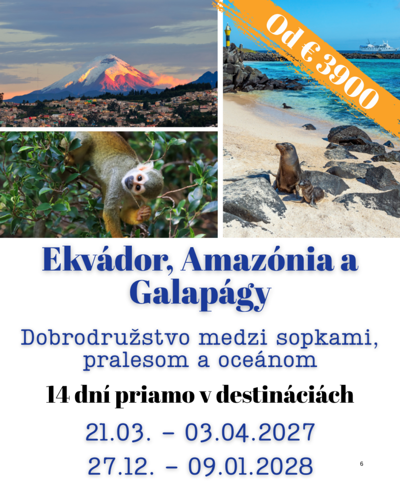 Zájazd Galapágy a Ekvádor Alpaca Travel
