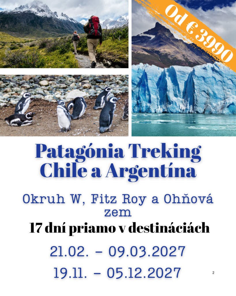 Zájazd Patagónia, Čile a Argentína