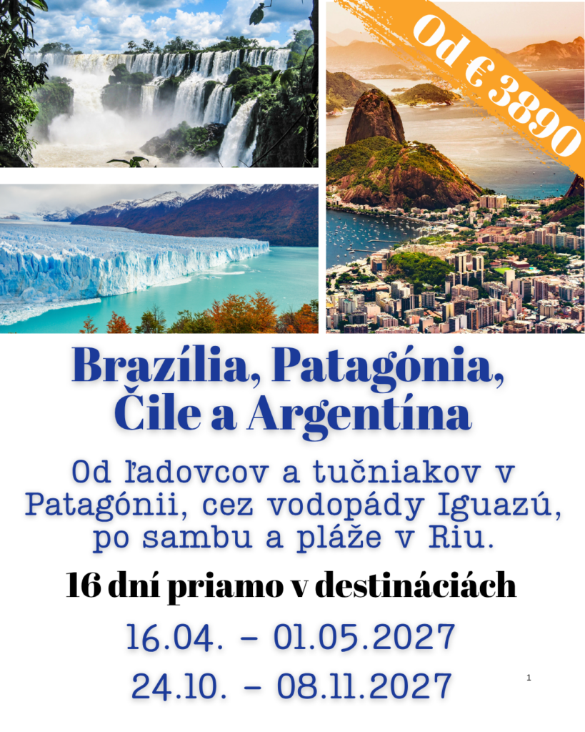 Alpaca Travel Zájazd Brazília, Patagónia, Čile a Argentína